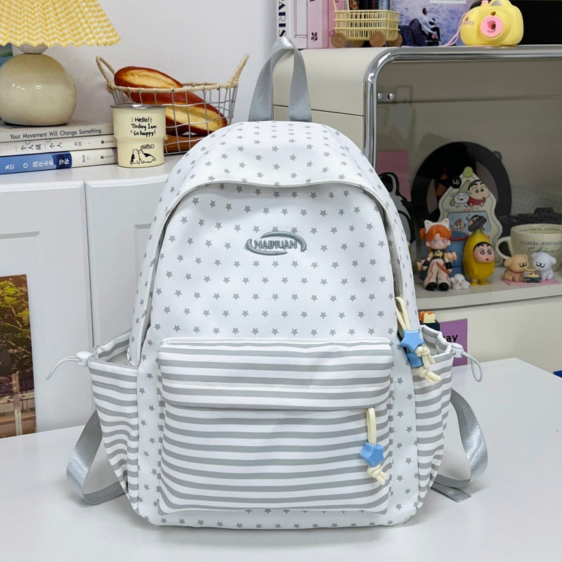 Stylischer Sternmuster Casual Rucksack Brehn