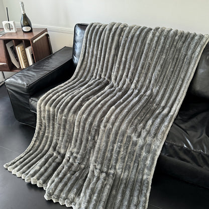 Damen Übergroße Kuscheldecke mit Haptik Brehn