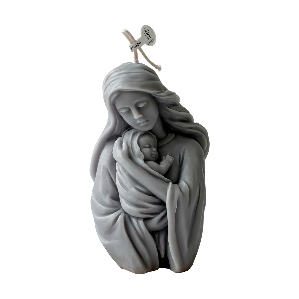 Skulptierte Jungfrauen-Maria Kerzenhalter