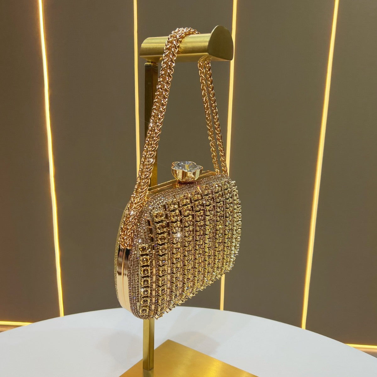Dekorative Strass-Handtasche
