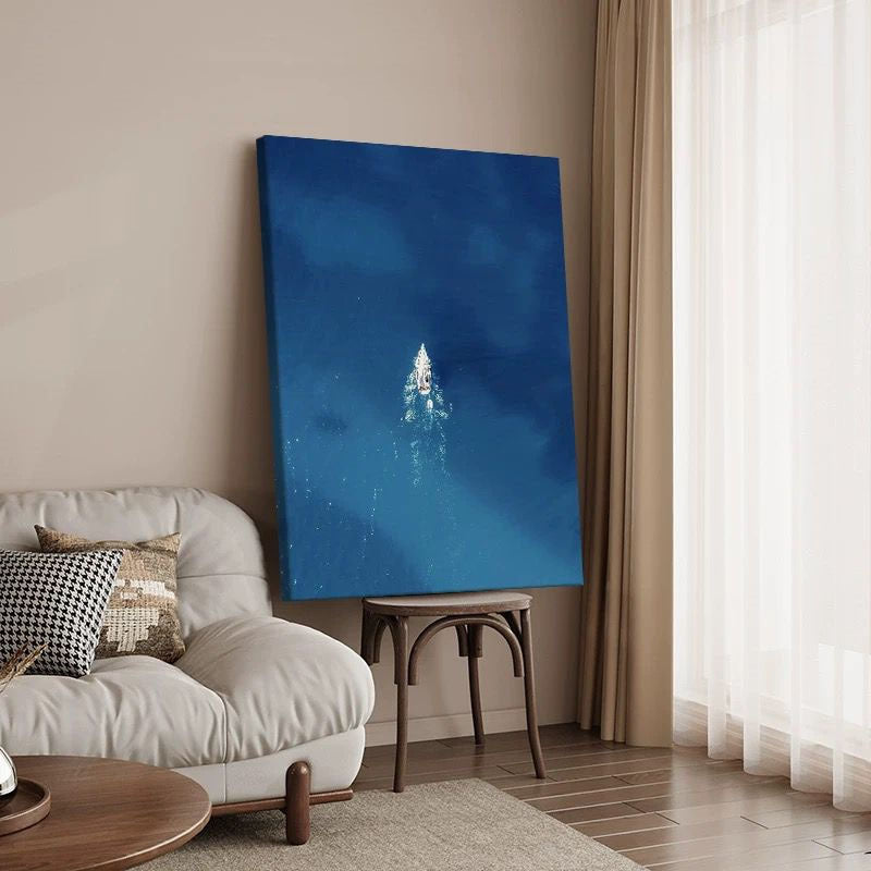 Maritim inspiriertes Wandkunstdruck