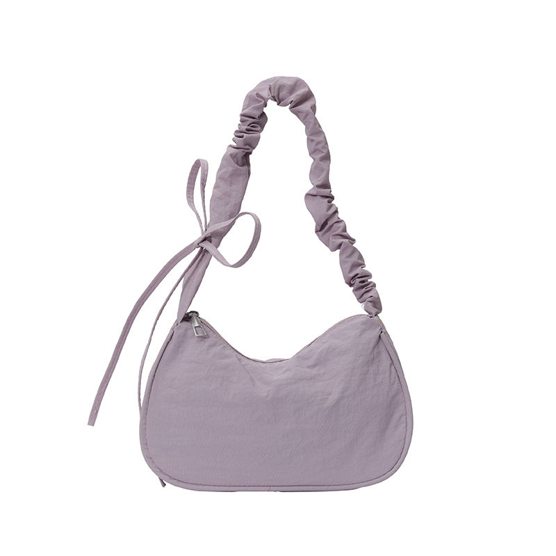 WoTexturiertes Stoff Sling Bag Brehn