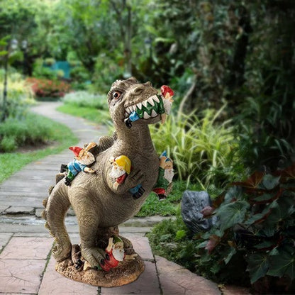 Vergnügliche Dinosaurier Gartenfigur Brehn