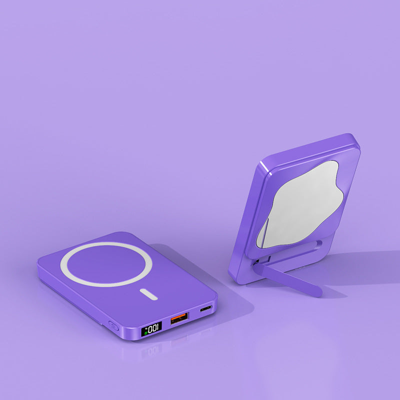 Tragbare Powerbank mit Integriertem Spiegel Brehn