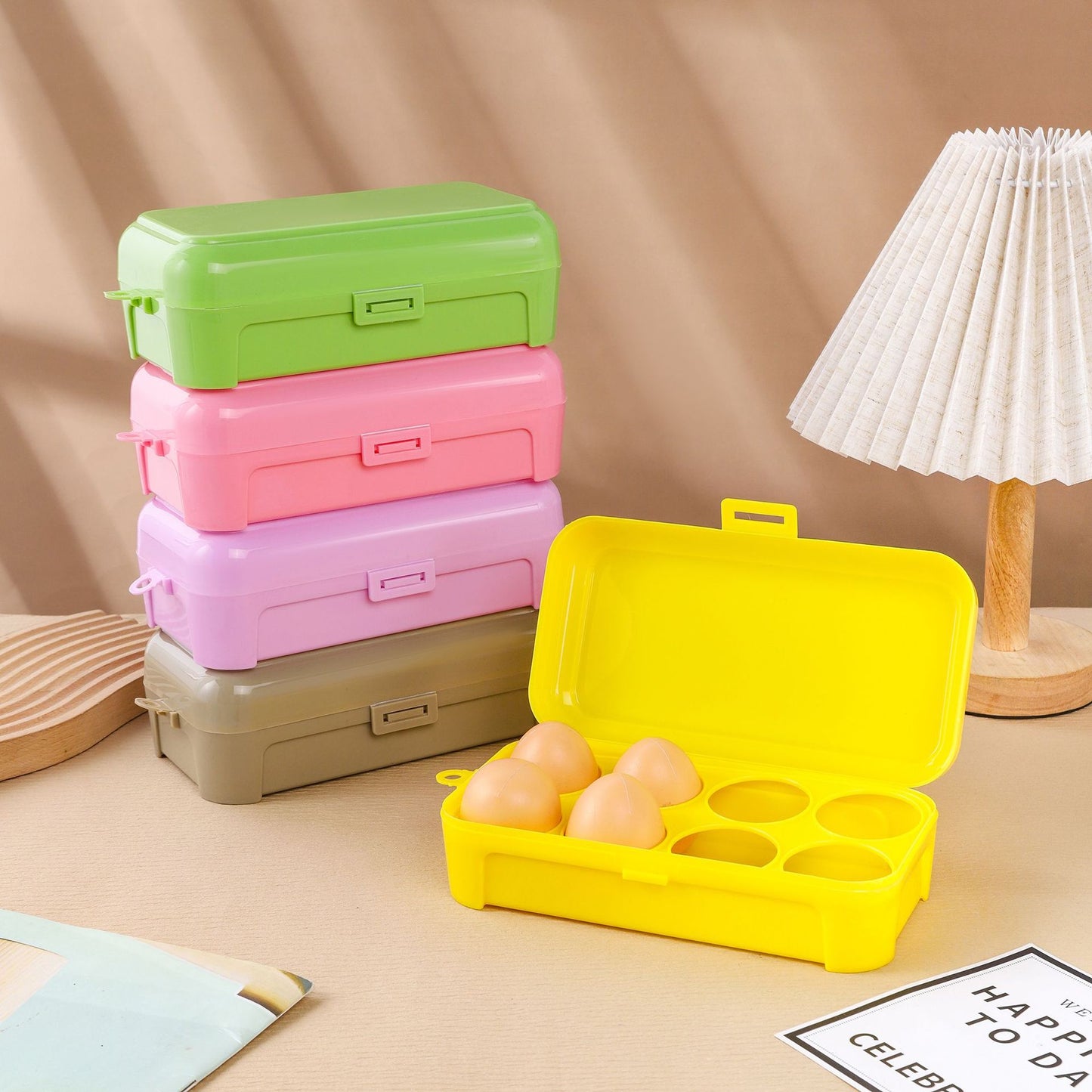 Kompakte Mehrfach-Transparent-Organizer-Box Brehn