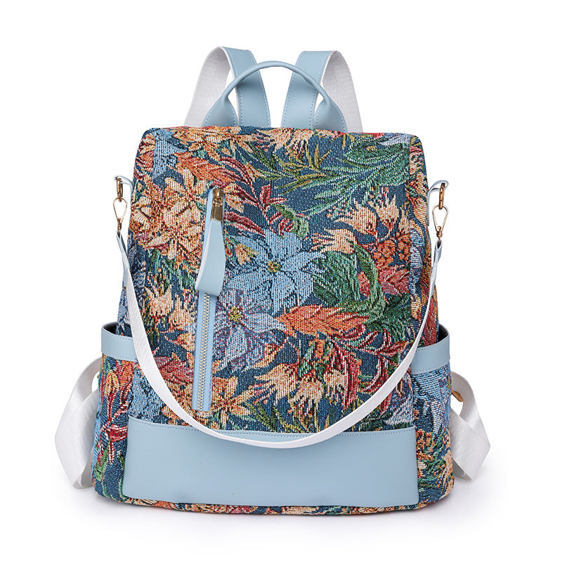 Blumenmuster Vielseitiger Rucksack Brehn