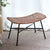 Moderner Hocker aus geflochtenem Rattan Brehn