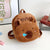 Plüsch Capybara-Themen Mini Rucksack