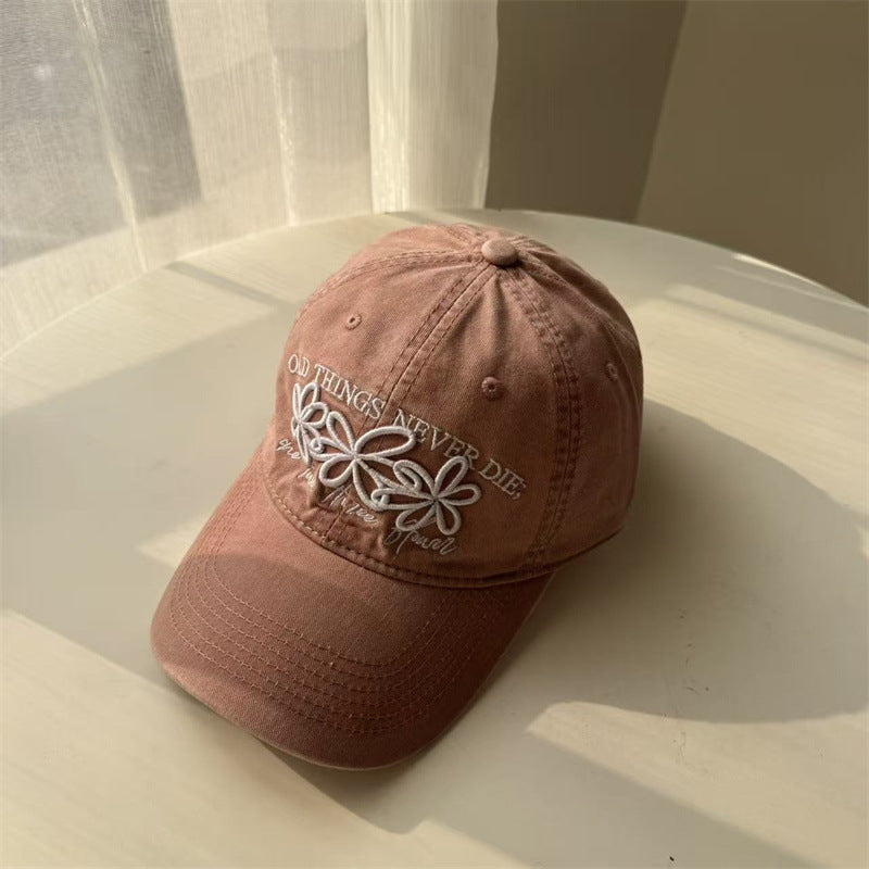 Damen Bestickte Blumen Baseballmütze Brehn 1783922211