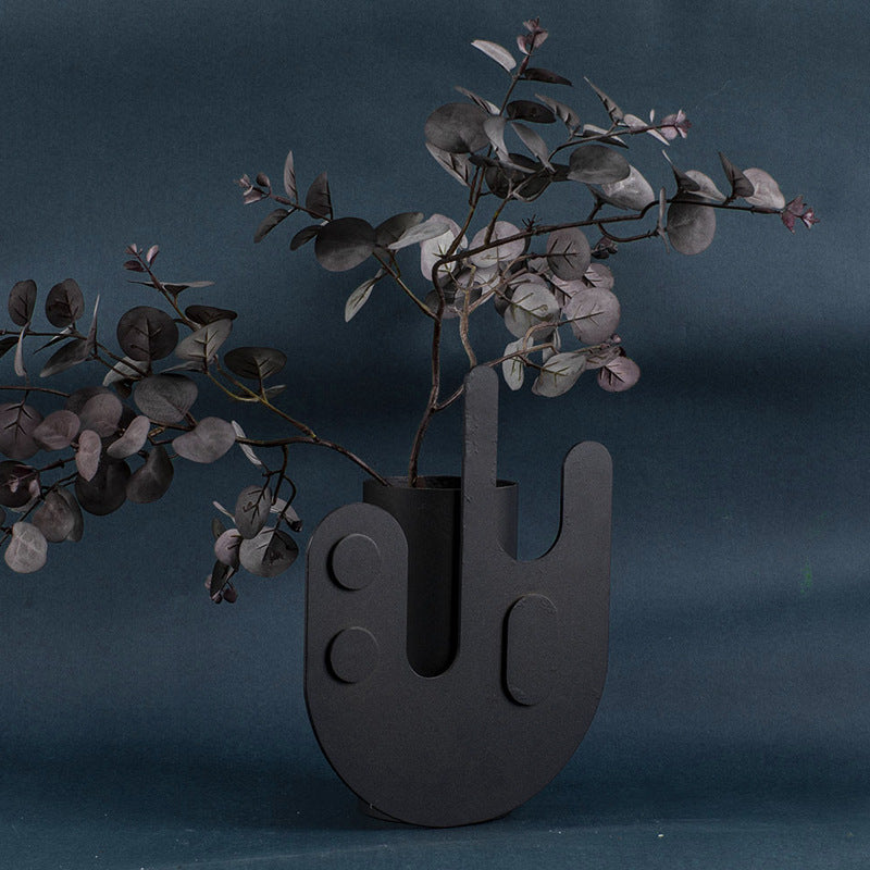 Abstract Künstlerische Blumenvase