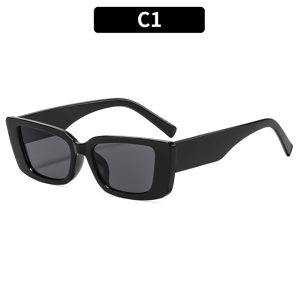Vintage-inspirierte quadratische Sonnenbrille