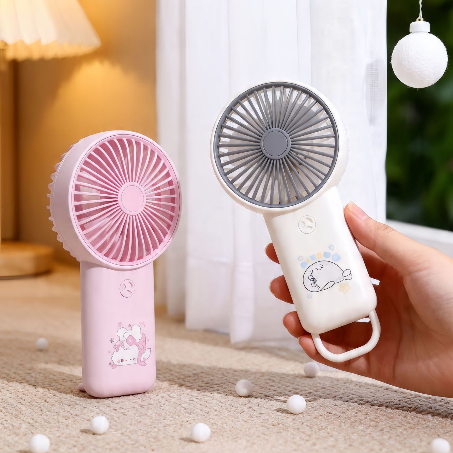 Damen Tragbarer Handventilator mit Kinderfreundlichem Design Brehn