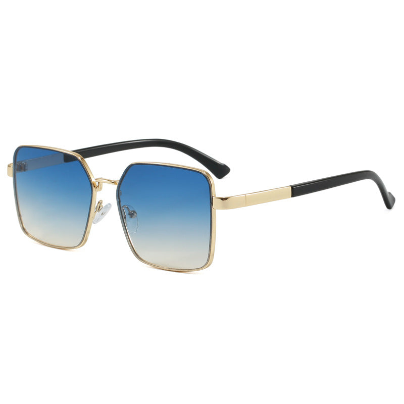 Damen modische Sonnenbrille im quadratischen Design mit gradienten Gläsern Brehn