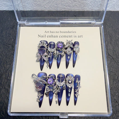 Luxus 3D dekorative Nagel Kunst Tipps