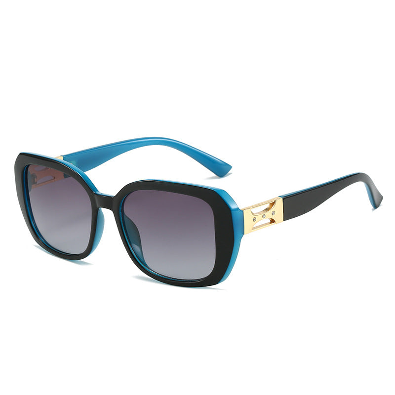 Damen Designer-Sonnenbrille mit luxuriös akzentuiertem Rahmen Brehn