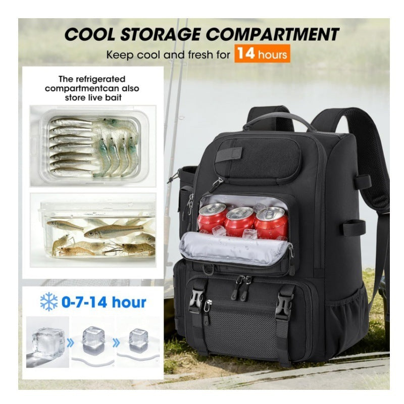 Multi-Funktionaler Outdoor Angelrucksack Brehn