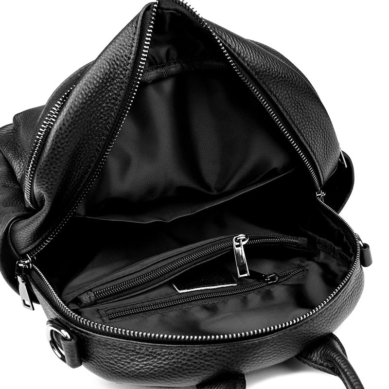 Premium Leder Multi-Taschen Rucksack Brehn