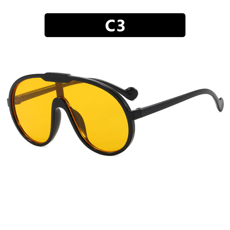 Damen modische Sport-Sonnenbrille im einzigartigen Design mit UV-Schutz und flexiblen Bügeln Brehn
