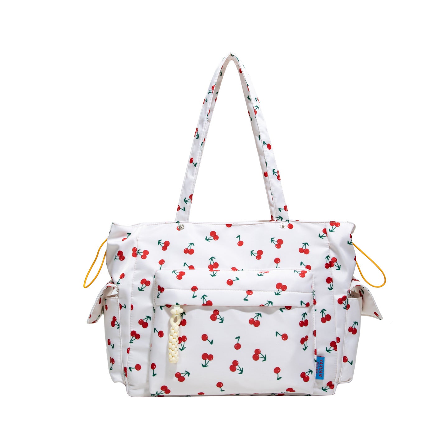 Cherry Print Mehrfach-Taschen Tragetasche Brehn