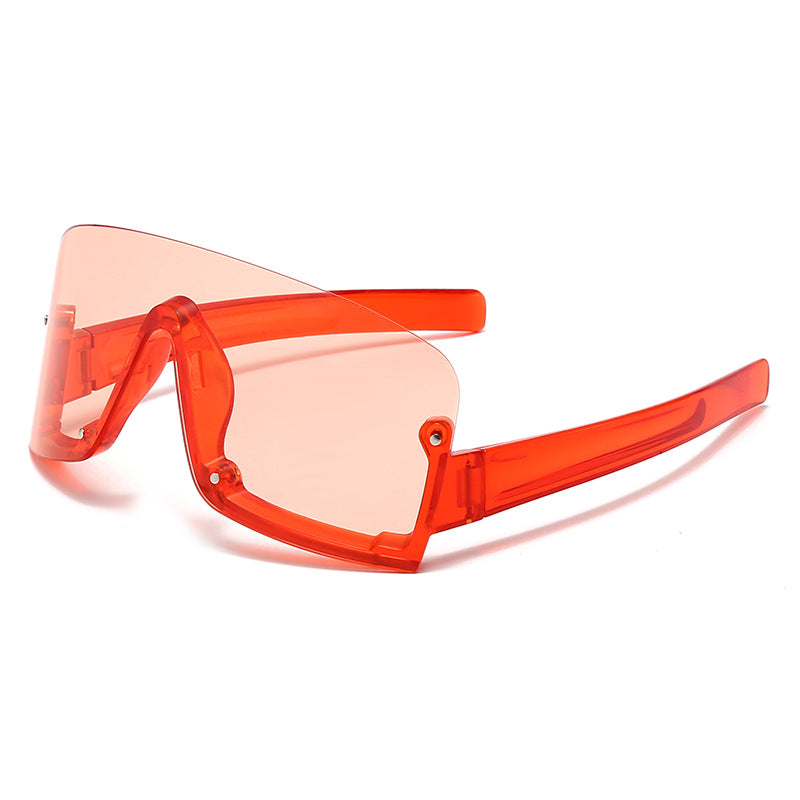 Damen sportliche visier Sonnenbrille Brehn