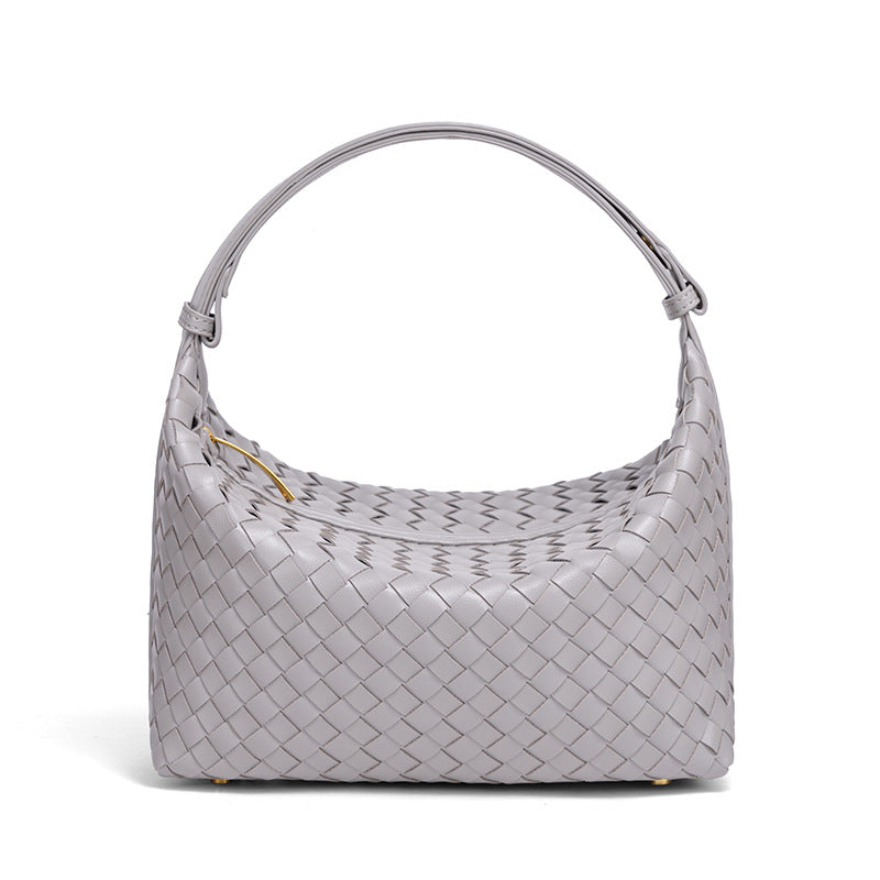 Geflochtene Vegane Leder Schultertasche Brehn