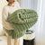 Damen Ultraweiche Kuscheldecke mit Wellenstruktur Brehn