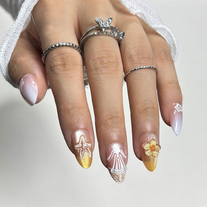 Künstlerisch Themen Press-On Nail Kollektion Brehn