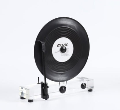 Vintage-inspirierende Grammophon-Dekorationsskulptur
