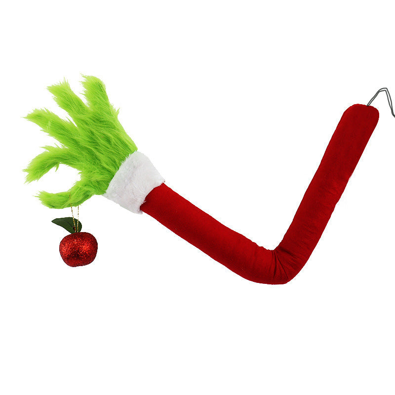 Lustige Weihnachtsmann-Handfigur