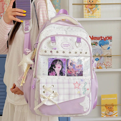 Stylische Grafikdesign-Schulrucksack Brehn