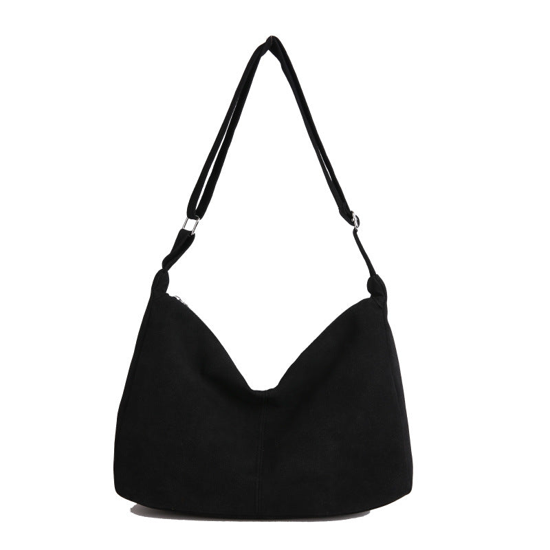 WoSoft Wildleder Hobo Handtasche Brehn