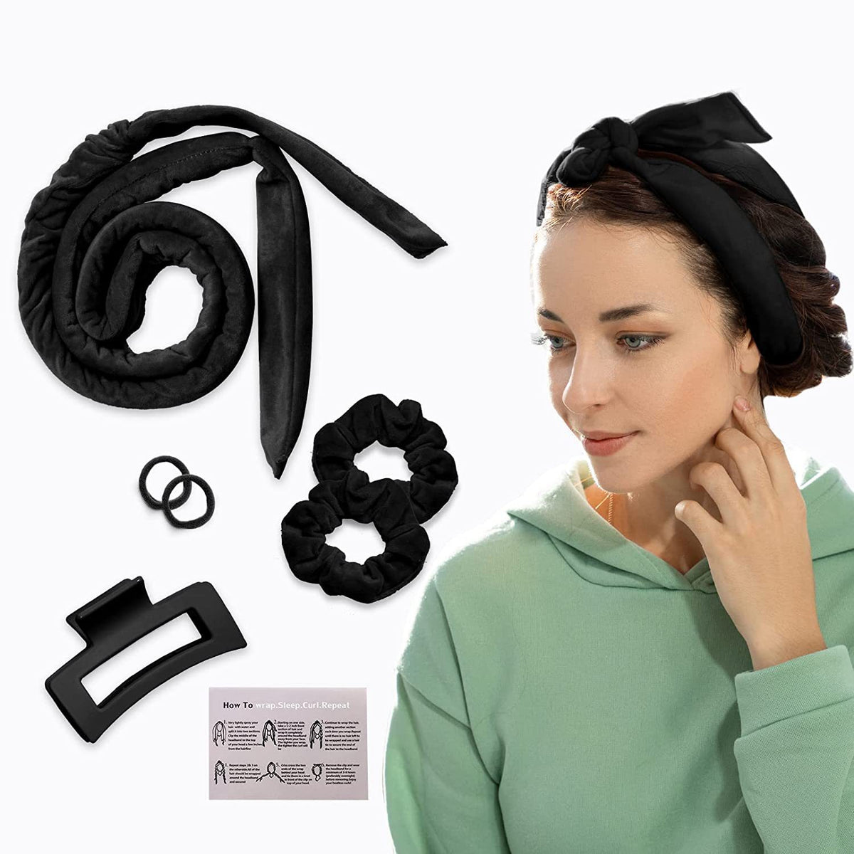 Hitzefreies Lockenset
