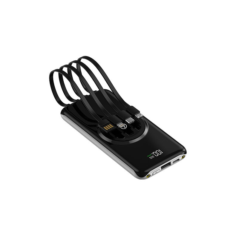 Tragbare Powerbank mit Schnellladefunktion und LED-Display Brehn