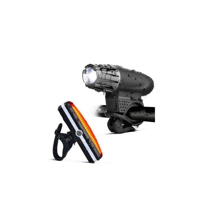 Fahrrad Vorder- und Rücklicht Set Brehn