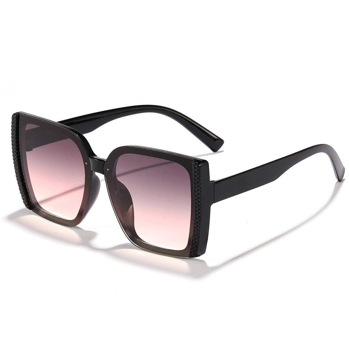 Damen Mode-Sonnenbrille im modernen Leopardenmuster mit Glamour-Elementen Brehn