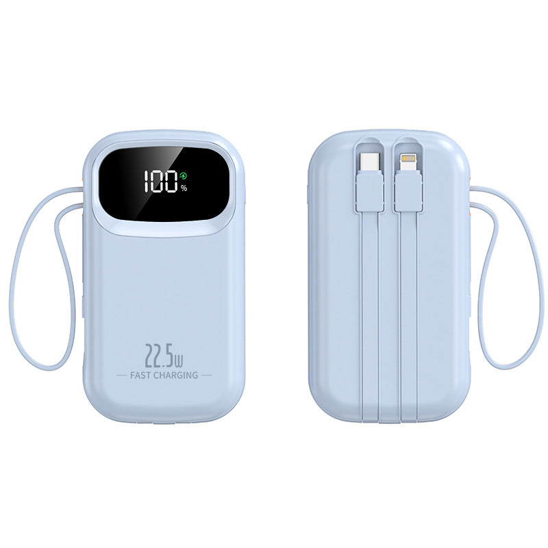 Tragbare Powerbank mit Schnellem Ladeanschluss und Lcd-Anzeige Brehn