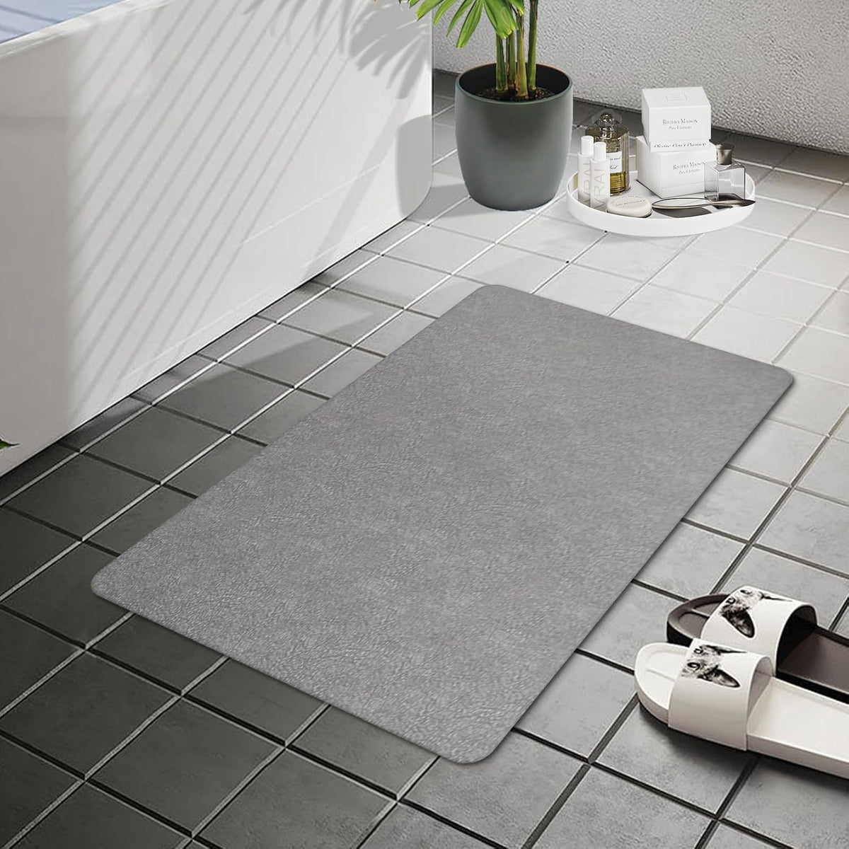 Luxuriöse Badmatte mit Marmor-Design Brehn