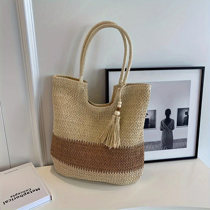 Handgeknüpfte Saisonale Strandtasche Brehn