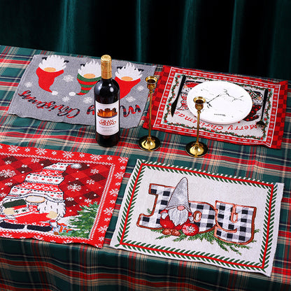 Festliche Tischdecke mit Weihnachtsmuster Brehn