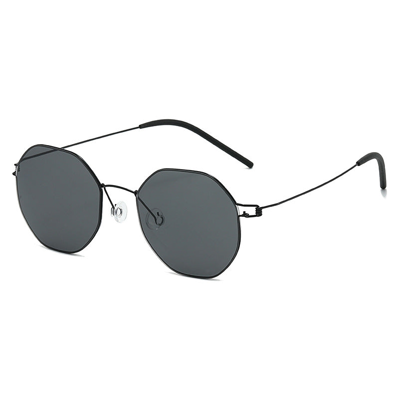 Damen moderne geometrische Sonnenbrille Brehn