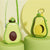 Damen Avocado Trinkflasche mit auslaufsicherem Verschluss und integriertem Tragegurt Brehn