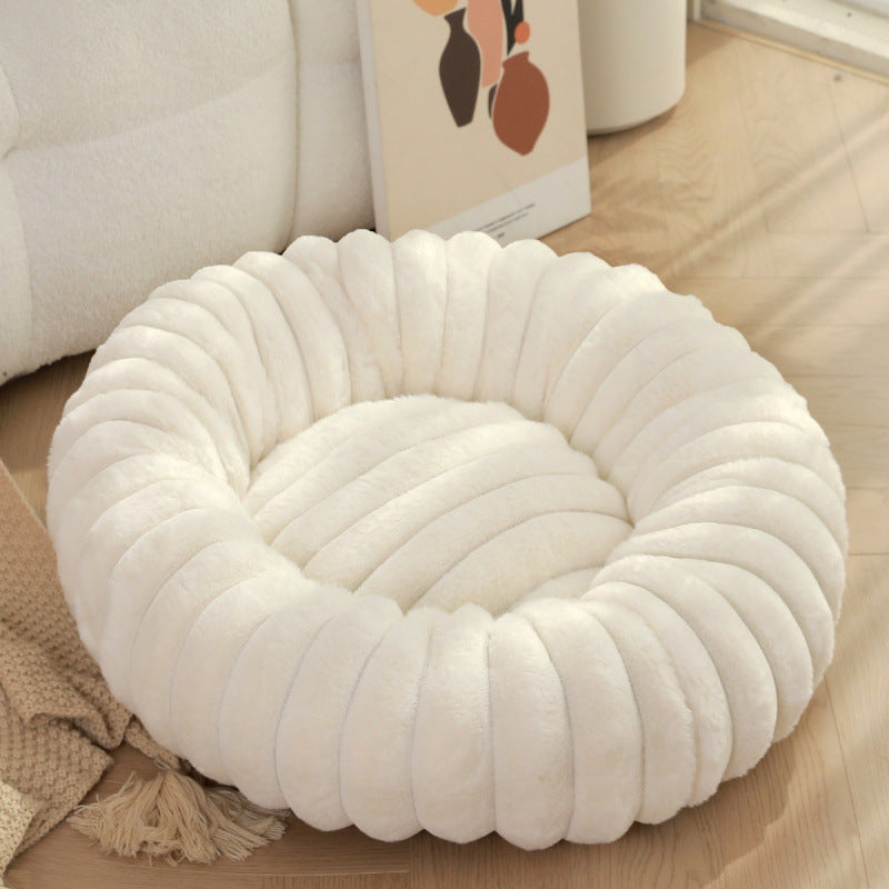 Damen Rundes Kuschelbett mit hohem Rand Brehn