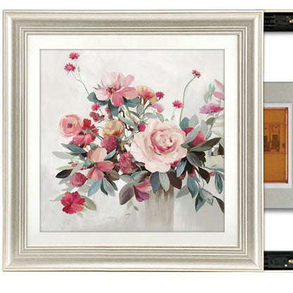 Blumenreiche Gerahmte Kunstwerke