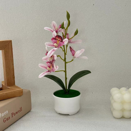 Realistische Orchideen Dekorative Pflanze