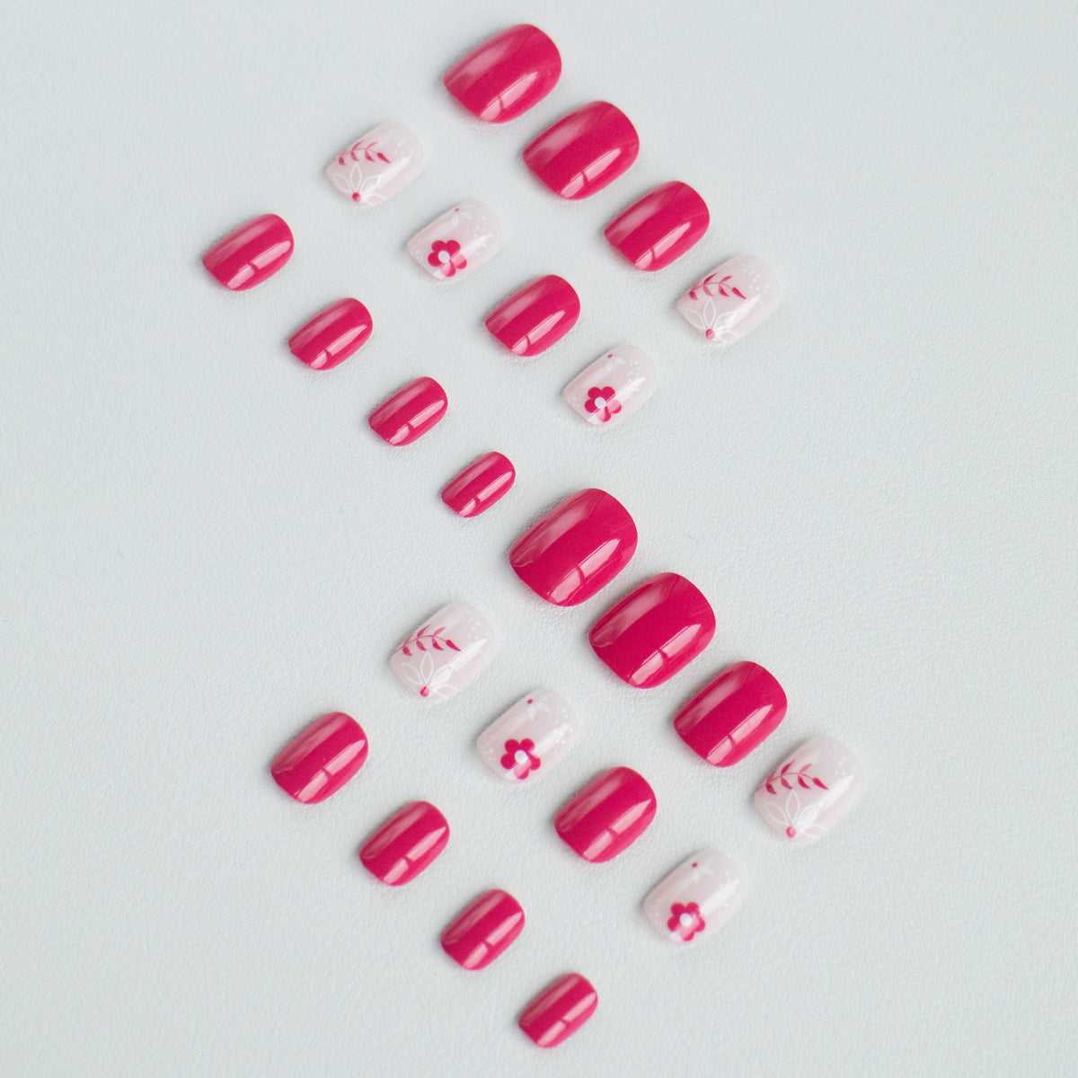 Floral Nagelkunstset
