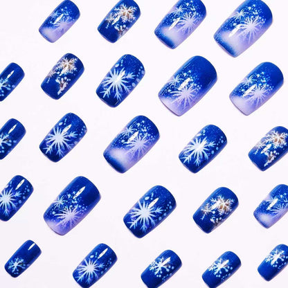 Winter-Themen Elegante Nagelkunst Brehn