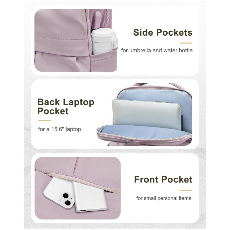 Multifunktionaler Laptop-Rucksack mit Usb-Anschluss und Vielseitigen Fächern Brehn