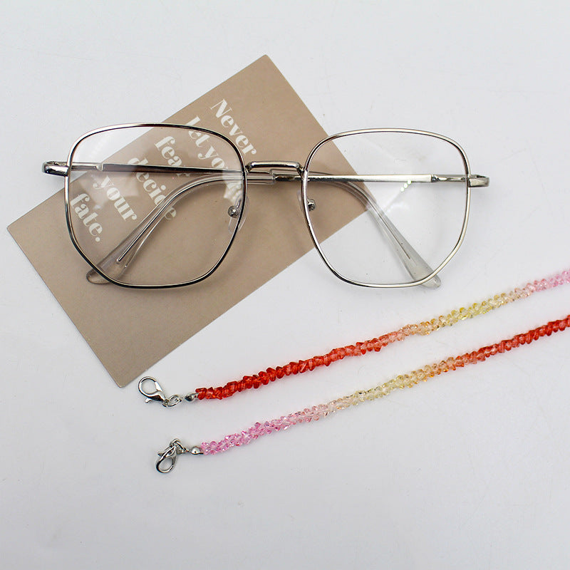 Elegante Kristallperlen Brille Kette Brehn