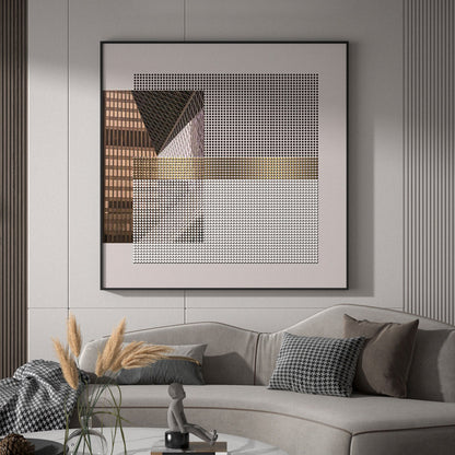 Moderne geometrische Wandkunst Druck