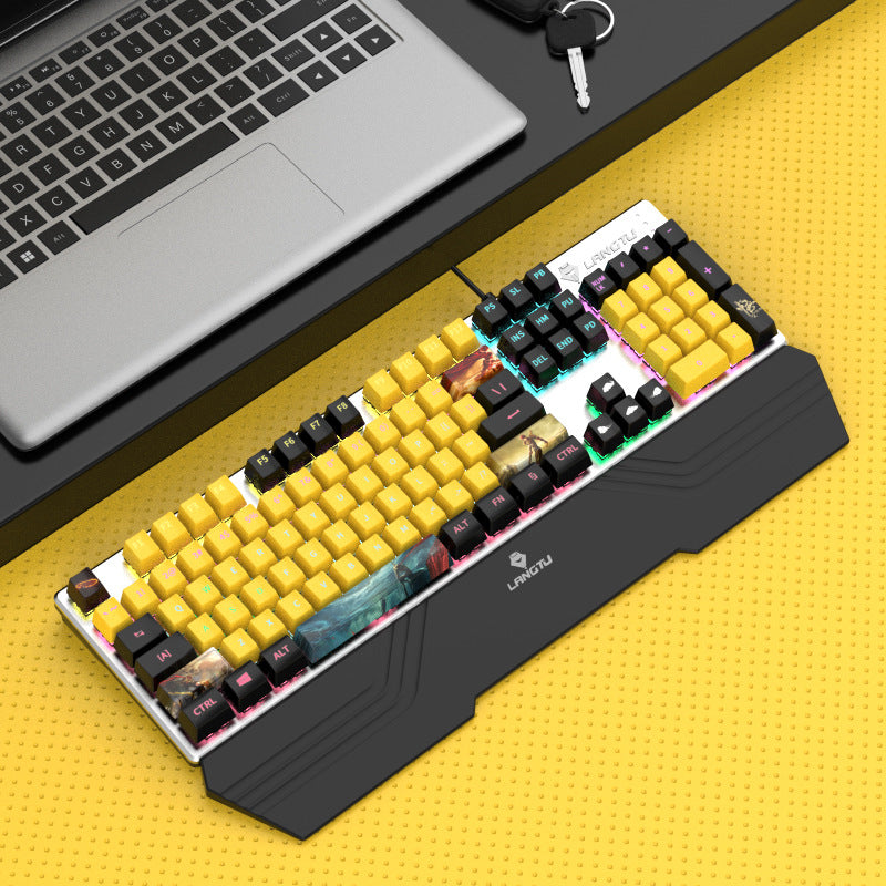 Ergonomische RGB Mechanische Gaming-Tastatur Brehn